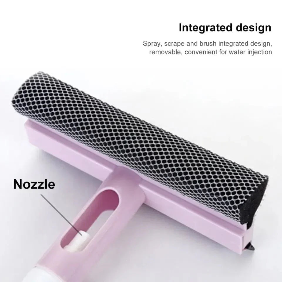 “Window Cleaning Wiper with Water Spray”