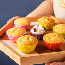 6 Pcs Silicone Cup Cake Mold – Baking Made Easy