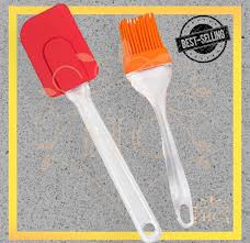 Silicone Spatula and Pastry Brush Set – Baking & Cooking Tool