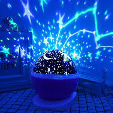 Star Master Projection Lamp – Rotating Moon & Stars Night Light