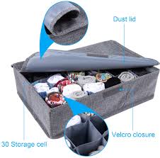 30-Grid Storage Box – Organizer for Underwear, Socks & Small Items