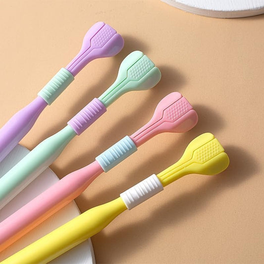 Three-Sided Ultra Soft Bristle Toothbrush