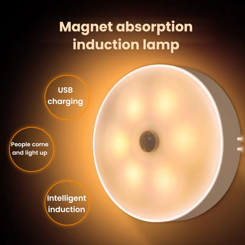 USB Charging Human Induction Night Light – Motion Sensor LED Lamp