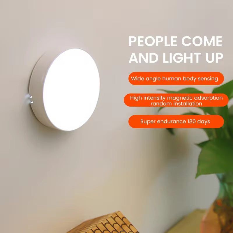 USB Charging Human Induction Night Light – Motion Sensor LED Lamp