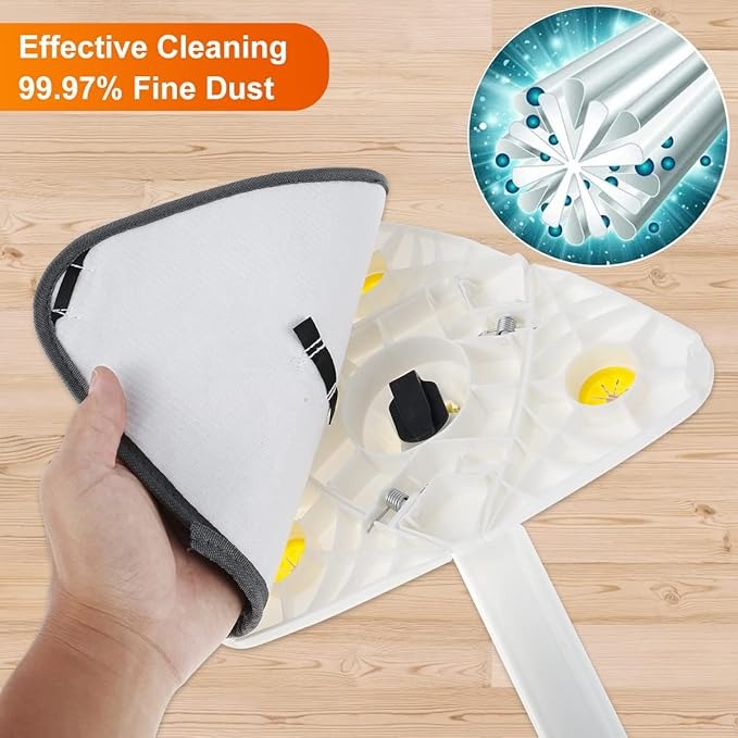 Triangle Mop Replacement Pads – Washable Microfiber Cleaning Pads