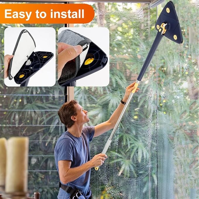 Triangle Mop Replacement Pads – Washable Microfiber Cleaning Pads