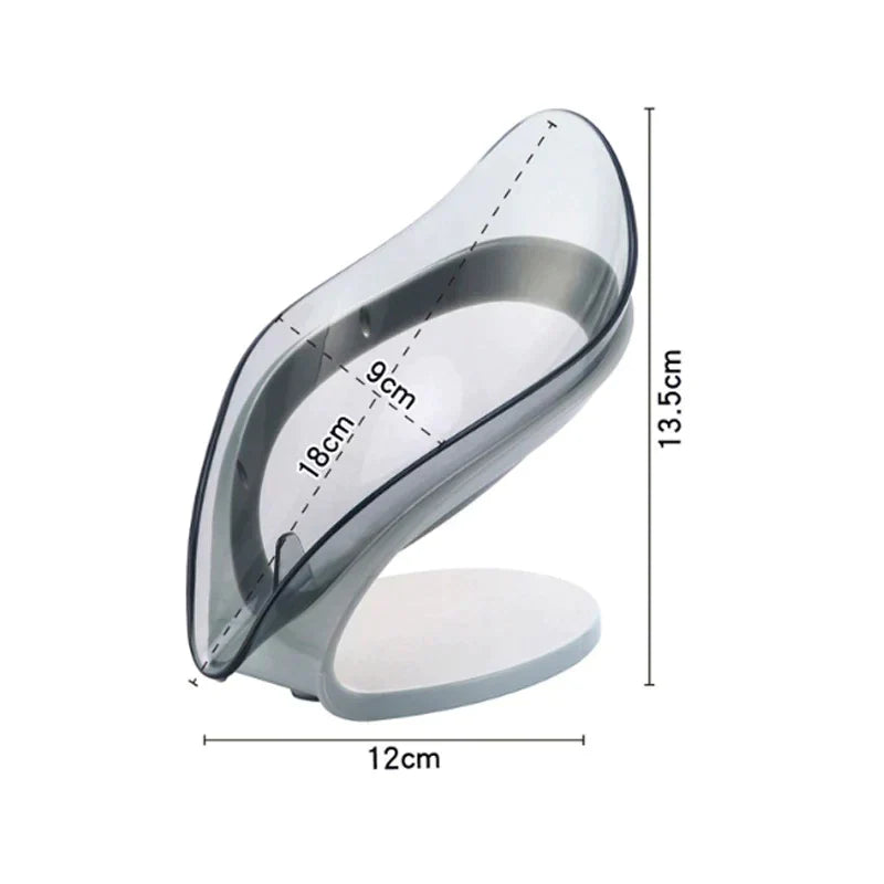 Soap Holder Leaf Shape – Self-Draining Bathroom & Kitchen Soap Dish