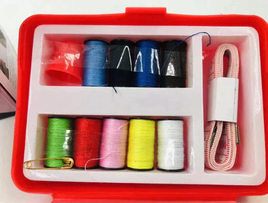 85 Pcs Sewing Tool Kit – Portable Needle & Thread Set with Scissors, Pins, Buttons & Accessories