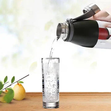 "800ml Stainless Steel Vacuum Flask – Hot & Cold Water Bottle | Insulated Thermos for Gym, Office & Travel"